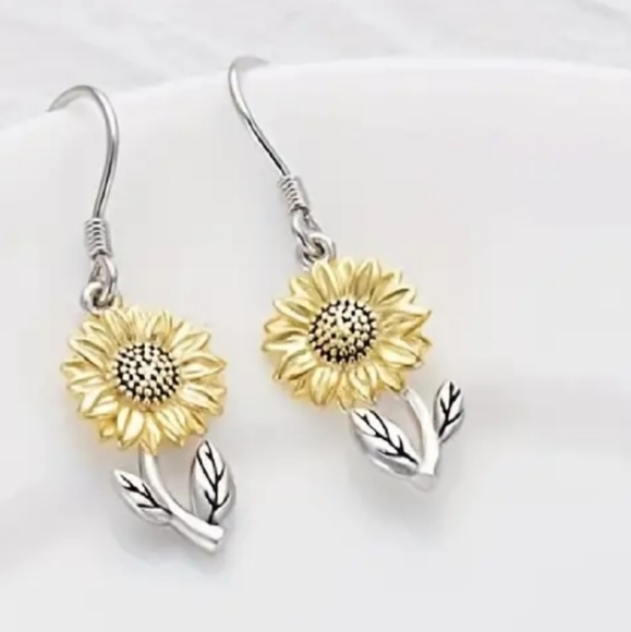 Fashion Jewelry Jewelry - Sunflower Earrings Perfect Fall Earrings